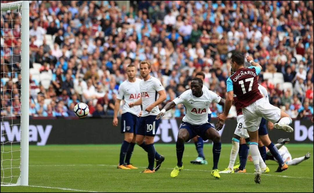 Twitter West Ham. El mexicano convirtió al minuto 65.