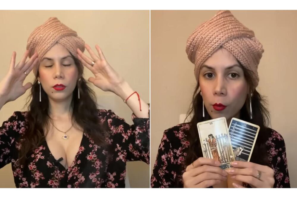 Antonella Pilar se hace llamar en redes 'la hija de Nostradamus'. FOTO: YOUTUBE: HIJA DE NOSTRADAMUS OFICIAL