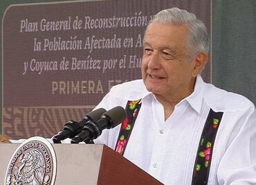 AMLO plantea “sistema de autoconstrucción” en Guerrero para rehabilitar viviendas afectadas por “Otis”