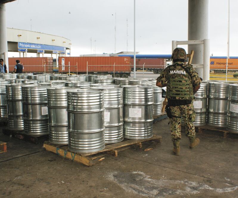 Con el despliegue de las Fuerzas Armadas en las aduanas ha aumentado el decomiso de fentanilo, asegura el administrador. Foto: Archivo El Universal 