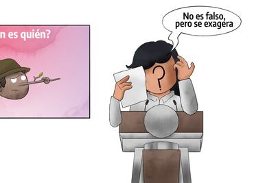 Es analfabeta, pero fiel a la causa