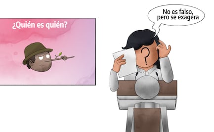 Es analfabeta, pero fiel a la causa