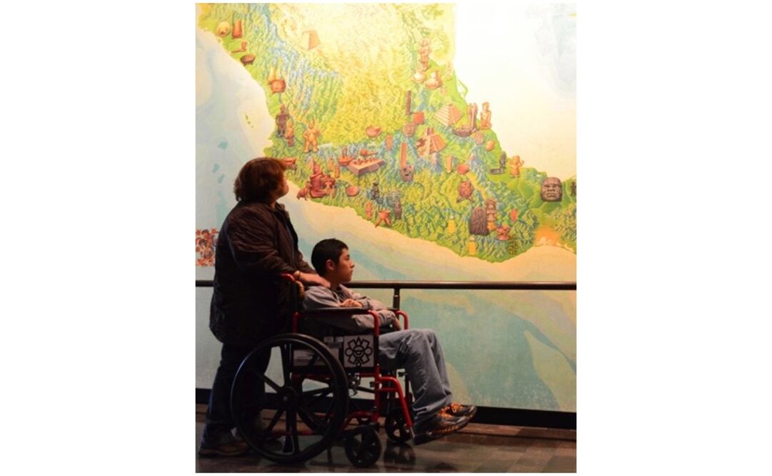 El INAH comprometido con accesibilidad a sus recintos a personas con alguna discapacidad. Foto: INAH/Melitón Tapia