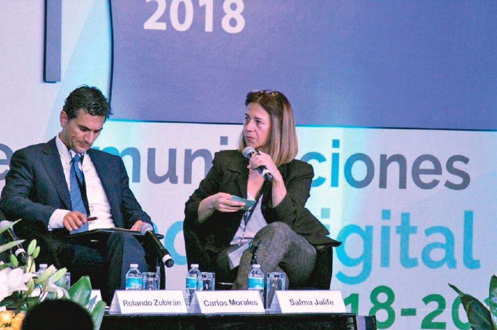 Salma Jalife, propuesta como subsecretaria de Tecnologías de la Información y Telecomunicaciones de la SCT, participó en la convención anual de la Canieti. (CORTESÍA)