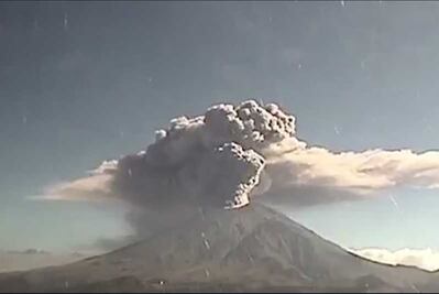 Popocatépetl presenta la actividad más grande registrada desde 2013