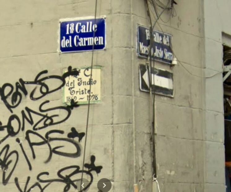 La calle del Centro que debe su nombre a un “Indio Triste” 