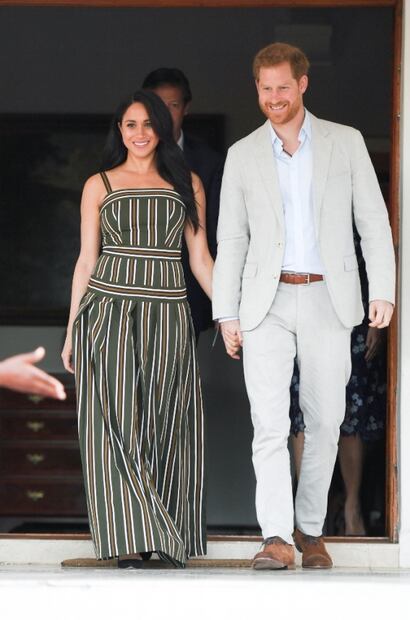 Los estilismos de Meghan Markle en su gira por Sudáfrica