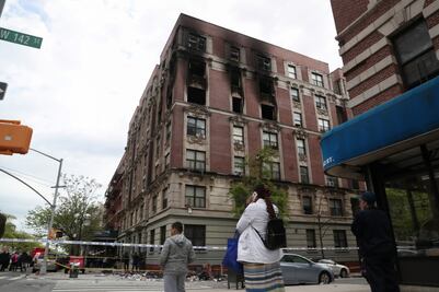 Mueren cuatro niños y dos adultos en un incendio en Nueva York