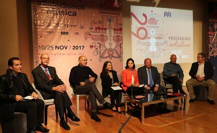 Anuncian programa del Festival de Música de Morelia