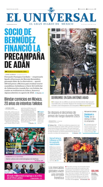 Portada impresa del 10 de marzo de 2026