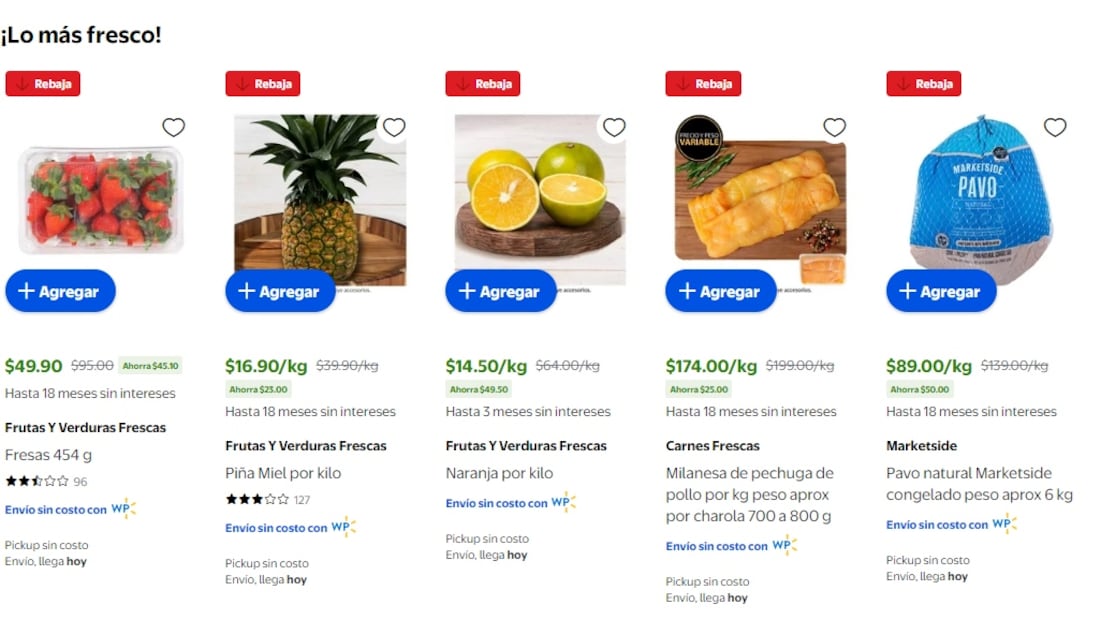 Martes de Frescura en Walmart. Foto: Captura de pantalla