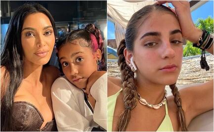 Kim Kardashian presume pintura de su hija North y las redes sociales recuerdan a Mar de Regil