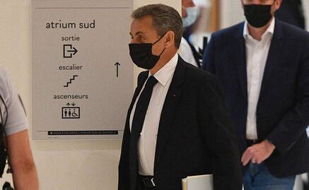 Nicolas Sarkozy niega haber cometido algún delito durante comparecencia en Francia