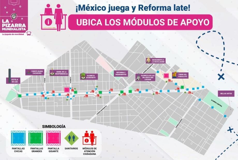 Gobierno de CDMX despliega 14 módulos de apoyo. Foto: especial
