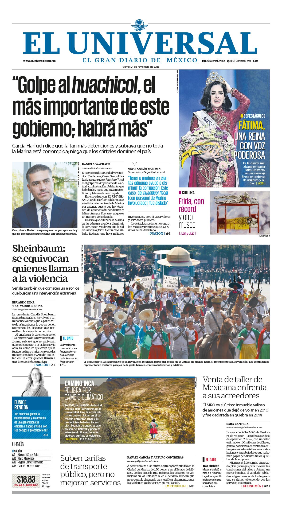 Portada impresa