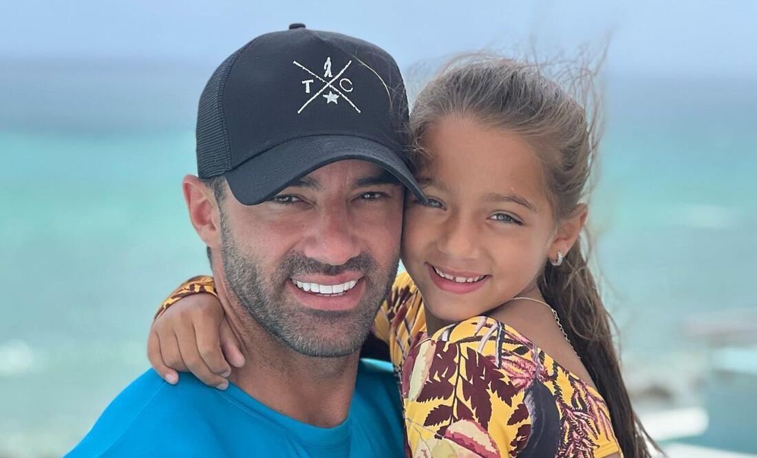 Toni Costa y su hija. Fuente: Instagram @toni