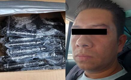 Detienen a sujeto que transportaba armas de alto calibre en Chimalhuacán