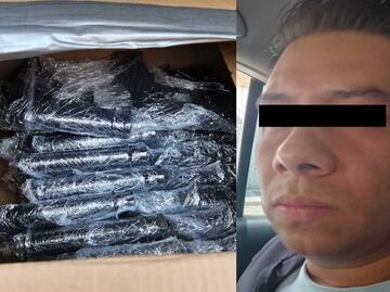 Detienen a sujeto que transportaba armas de alto calibre en Chimalhuacán