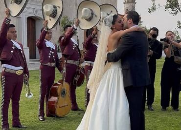 Entre mariachis y frente a la Virgen de Guadalupe, así fue la boda de Ale Capetillo