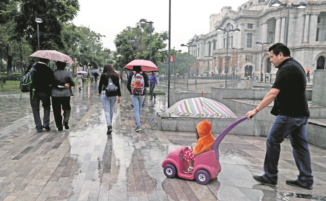 En la delegación Cuauhtémoc registran lluvia ligera (Foto: Archivo / EL UNIVERSAL)