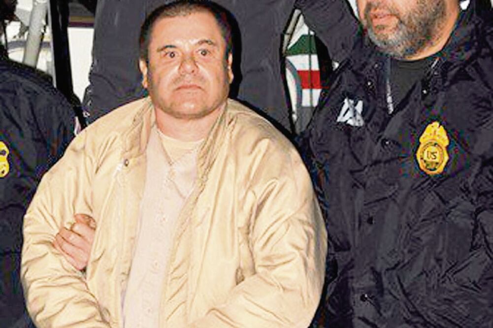 Joaquín El Chapo Guzmán, a su llegada a Nueva York el 19 de enero de 2017. Esta imagen forma parte de una serie dada a conocer el martes. Foto: REUTERS