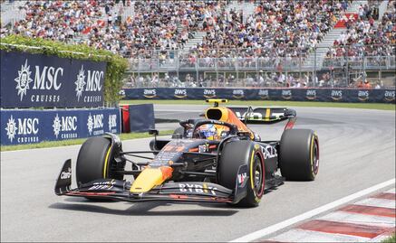 Checo Pérez, cuarto en la primera práctica libre del GP de Canadá
