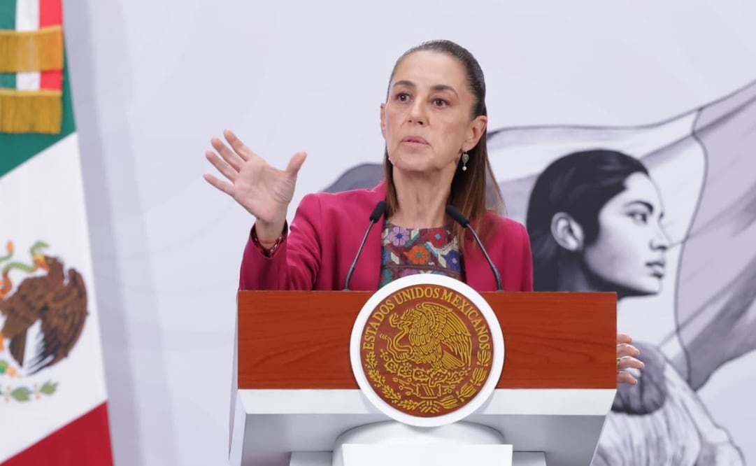 Claudia Sheinbaum Pardo en su conferencia matutina del 13 de mayo de 2026. Foto: Fernanda Rojas / EL UNIVERSAL