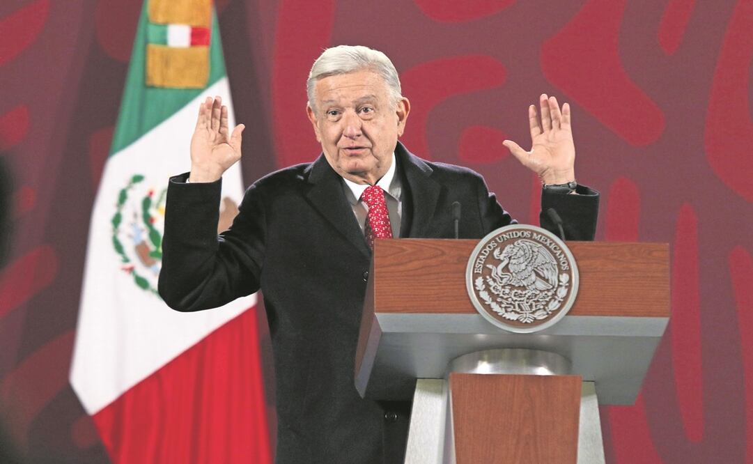 El Presidente llamó a la oposición a que ya elija a su candidato para 2024, pues dijo que se están tardando mucho. Foto: Carlos Mejía / EL UNIVERSAL