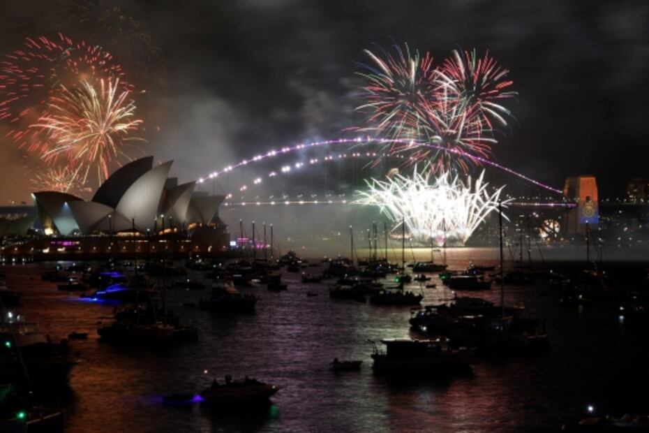 Nueva Zelanda y Australia reciben al 2023 con fiesta, fuegos artificiales y sin restricciones sanitarias