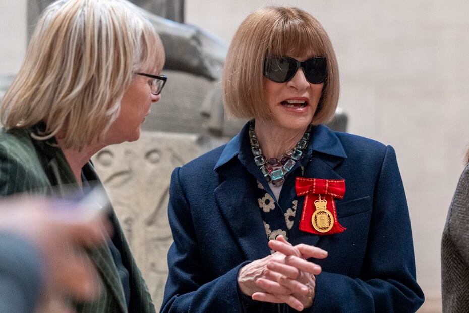 Anna Wintour en la presentación de la exposición del Costume Institute de primavera de 2026, en Nueva York. Foto: EFE