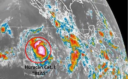 Tormenta "Blas" se convierte en huracán en el Pacífico