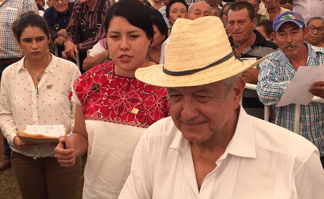 El presidente Andrés Manuel López Obrador habló sobre la Reforma Educativa en Campeche. Foto: Alberto Morales/EL UNIVERSAL
