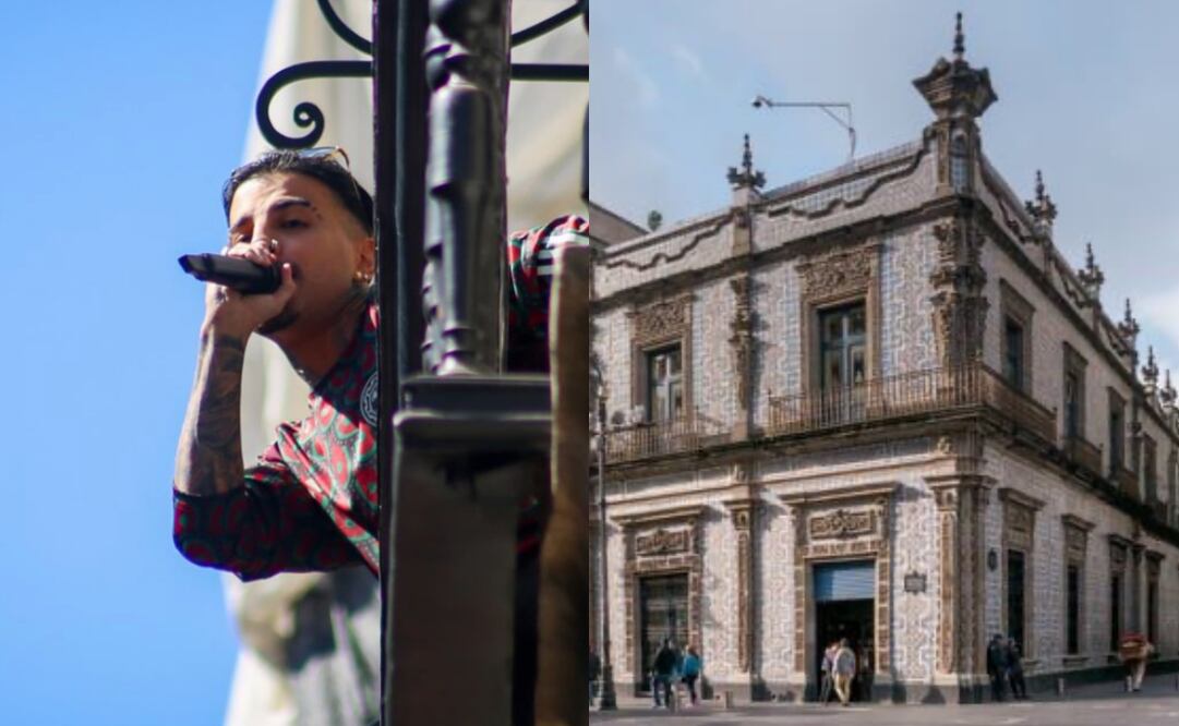 El cantante puertorriqueño ofreció un mini concierto en la icónica terraza de Sanborns de los Azulejo. Foto: Archivo y Luis Camacho / EL UNIVERSAL