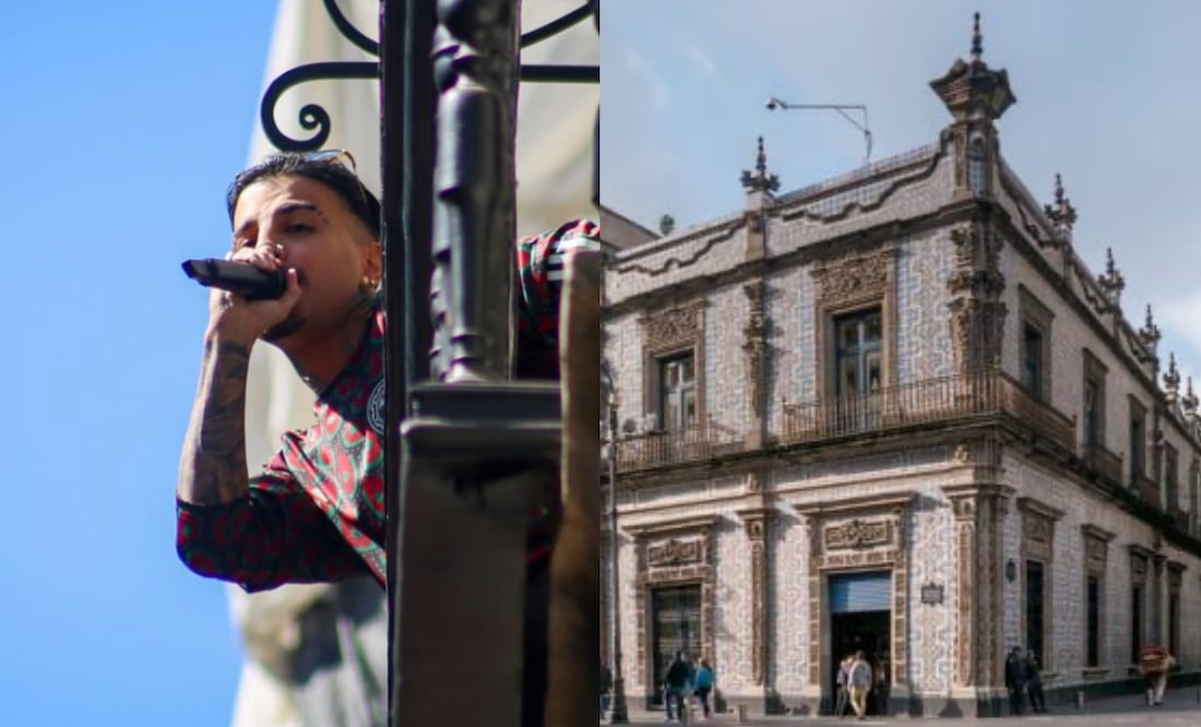 El cantante puertorriqueño ofreció un mini concierto en la icónica terraza de Sanborns de los Azulejo. Foto: Archivo y Luis Camacho / EL UNIVERSAL