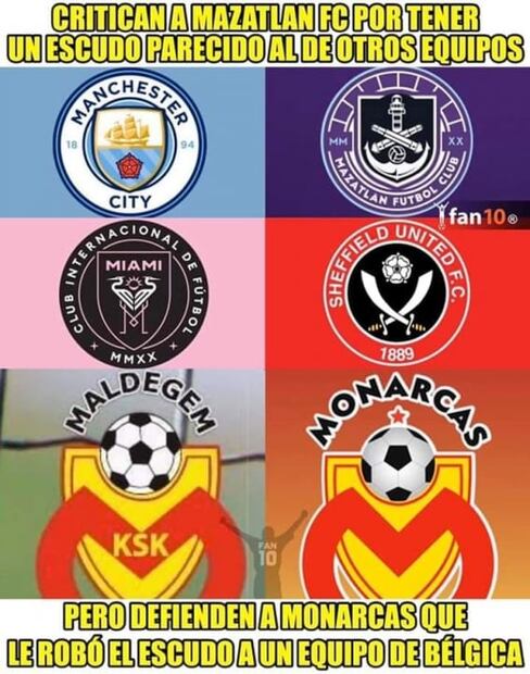 Los memes del escudo del Mazatlán FC