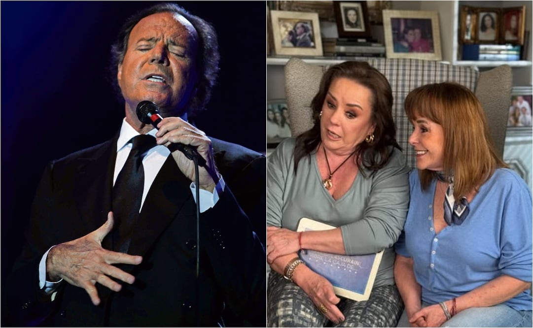 Julio Iglesias, isabel y Mayte Lascuráin.
Fotos: EFE, archivo e Instagram