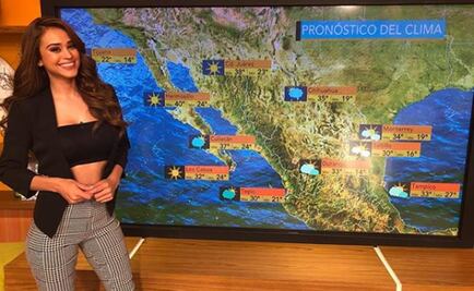 Yanet García "la chica del clima" se muestra semidesnuda