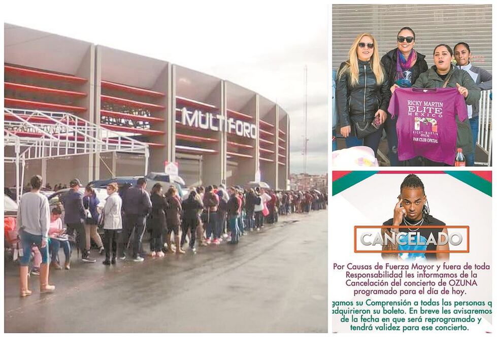 El pasado 14 de septiembre se dio a conocer la cancelación de la presentación del reggaetonero de origen puertorriqueño Ozuna, días después ocurrió lo mismo con el espectáculo del cantante boricua Ricky Martin. ESPECIAL