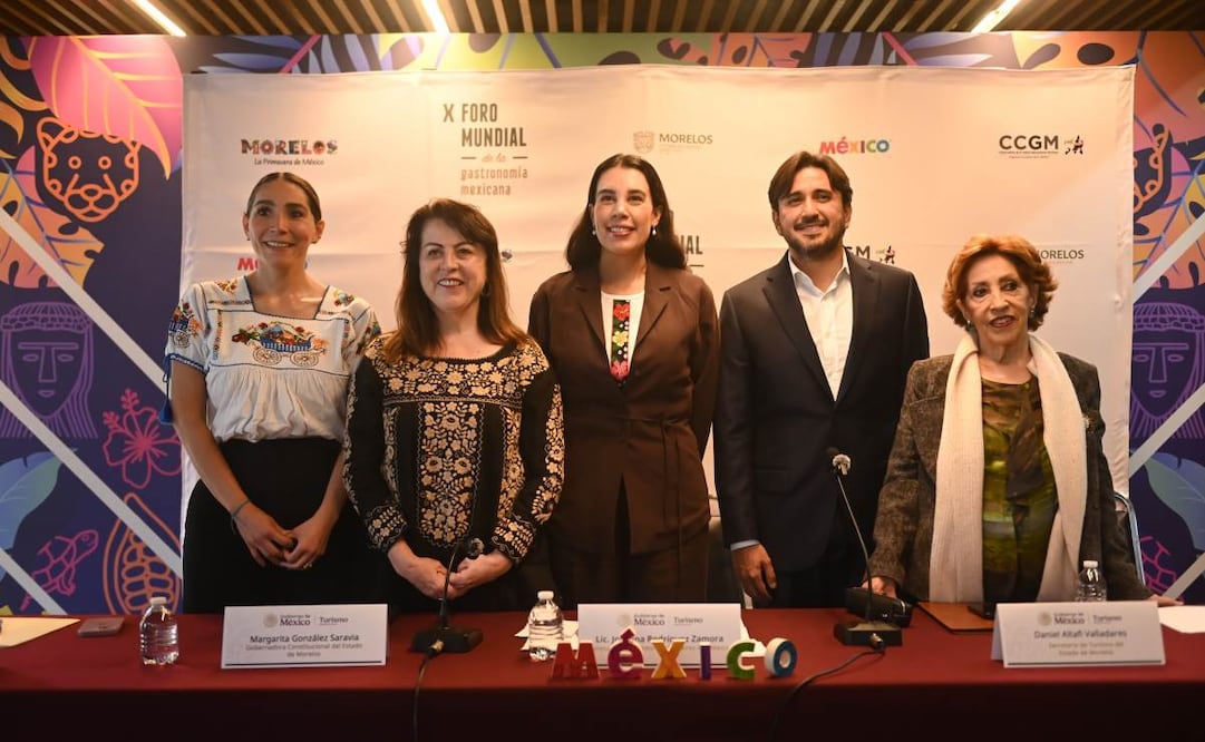 Morelos será sede del X Foro Mundial de la Gastronomía Mexicana (07/10/2025). Foto: Especial