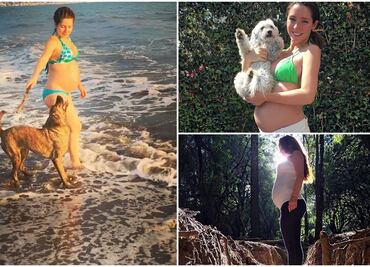 Ariadne Díaz luce su embarazo en bikini