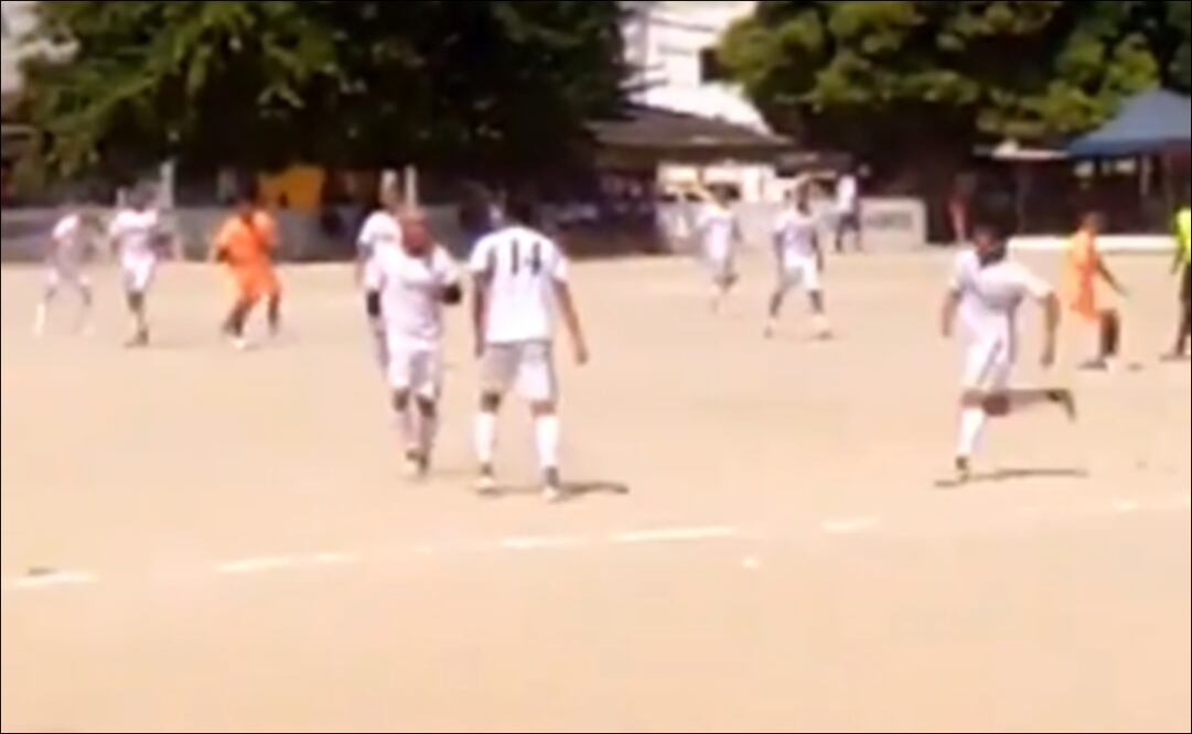 Teo Gutiérrez a los golpes en Colombia / Foto: Especiales