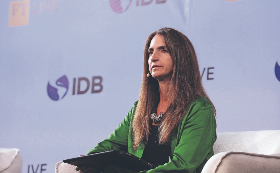 Lorenza Martínez participó en un panel en la reunión del BID. Foto Especial