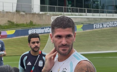 Rodrigo De Paul se crece de cara al choque con Inglaterra: “Este tipo de partidos me gustan mucho”