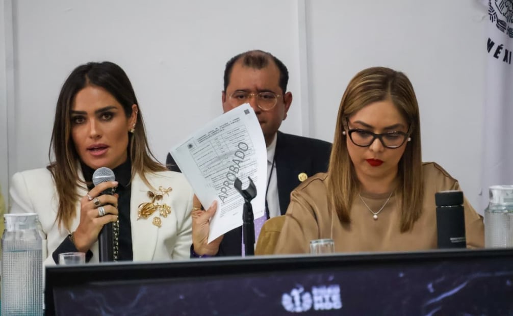 Reporta alcaldesa de Cuauhtémoc disminución de delitos; afirma reducción de 85% en feminicidios.
Foto: Karla Guerrero.