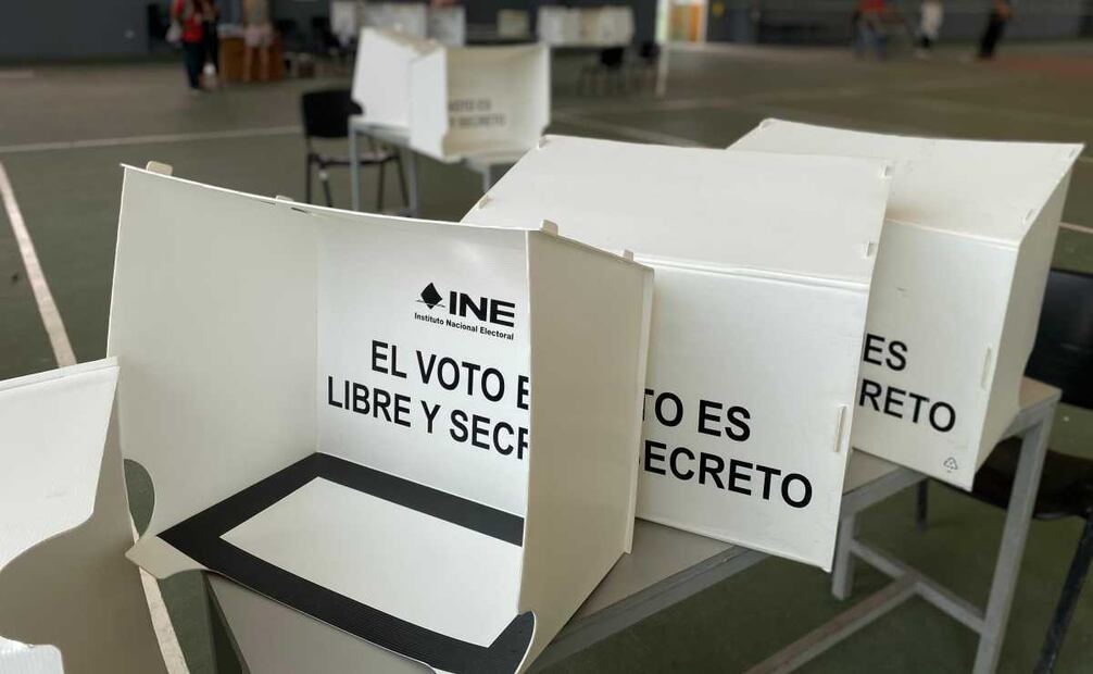 En la sección 0452 de Anacleto Canabal 3a, zona Country, los comicios del poder judicial comenzaron con notable desinterés. Foto: Luma López / EL UNIVERSAL
