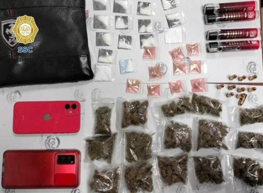 Capturan a 2 de "Los Freddys", vendían comida con cannabis y narcóticos por WhatsApp en la CDMX