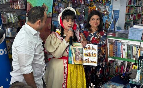 La presentación tuvo lugar en el área infantil de la librería “El Sótano” en Miguel Ángel de Quevedo. Foto: El Universal