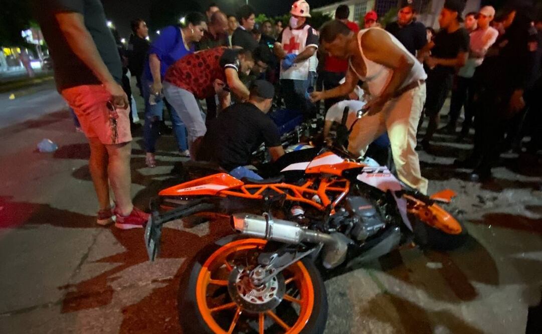 Muere motociclista en arrancones. Foto: Especial.