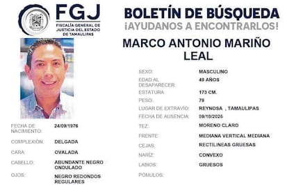 Urgen localizar pronto a empresario de Tampico desaparecido