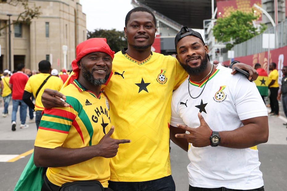 Aficionados de Ghana, previo al debut de la selección ante Panamá en el Mundial de 2026 - Foto: AFP